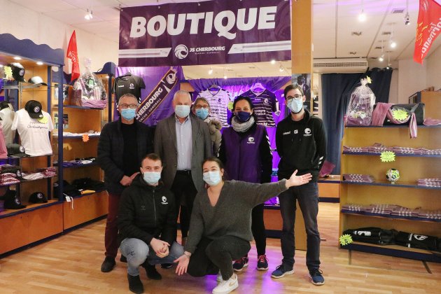 [Photos] Handball. La JS Cherbourg ouvre une boutique éphémère jusqu'au 31 décembre