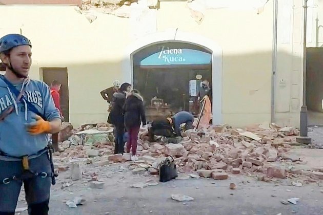 La Croatie touchée par un séisme de magnitude 6,4, au moins un mort