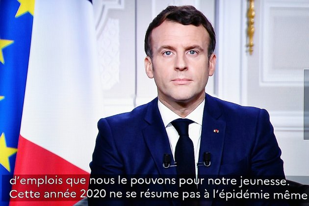 Relance et vaccin: Macron espère au printemps 2021 "un nouveau matin français"