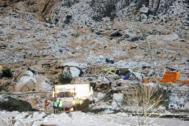 Un cinquième corps retrouvé après le glissement de terrain en Norvège