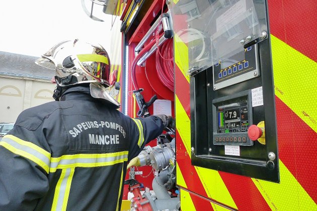 Cotentin. Un homme de 70 ans transporté à l'hôpital après un incendie