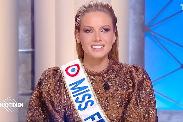 Normandie. Amandine Petit, Miss France 2021, invitée de l'émission Quotidien