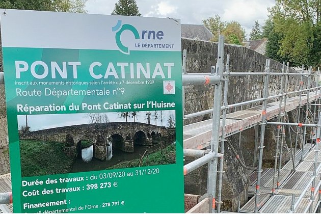 Orne. Chantier de restauration du pont Catinat : une visite proposée au public