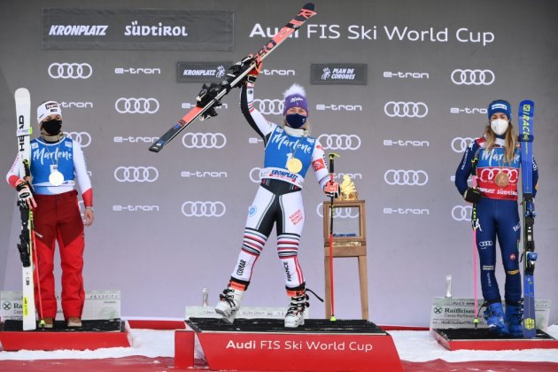 Ski alpin: première victoire en Coupe du monde depuis plus de 2 ans pour Worley à Kronplatz