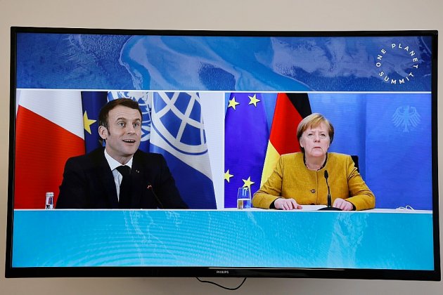 Réunion Macron-Merkel: relation transatlantique et industrie de défense au menu