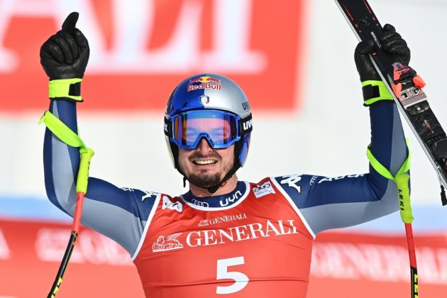 Ski alpin: l'Italien Paris vainqueur à Garmisch une semaine avant les Mondiaux