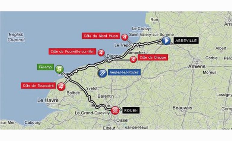La 4e étape du Tour de France entre Abbeville et Rouen minute par minute