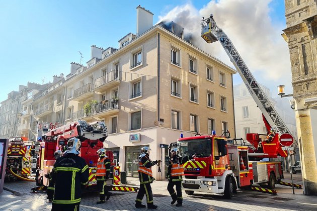 [Actualisé] Caen. Incendie rue de Bras : une trentenaire évacuée