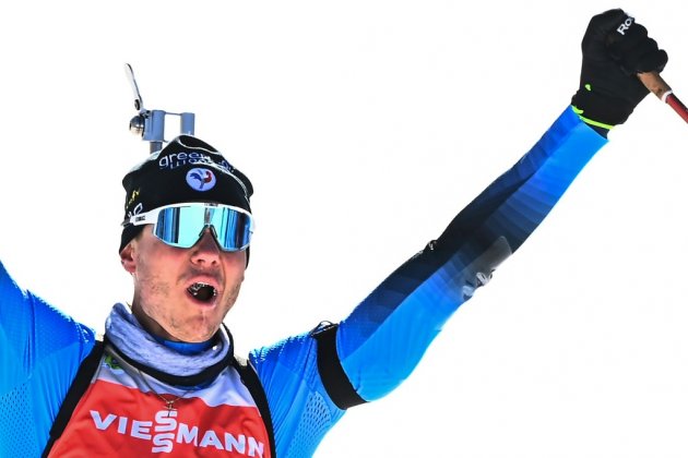 Biathlon: Le Français Emilien Jacquelin conserve son titre mondial de la poursuite