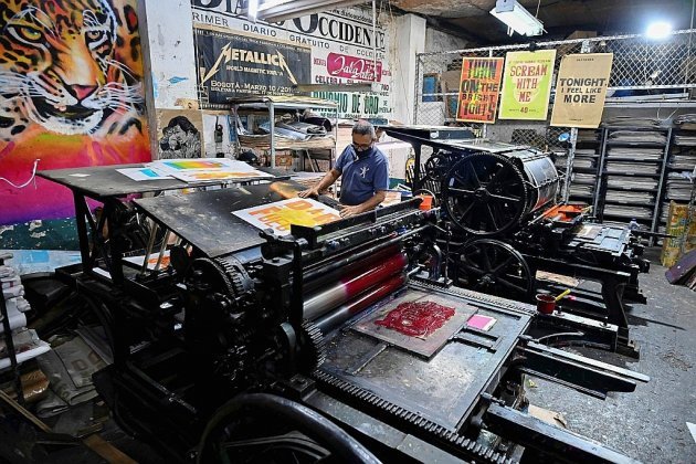 Colombie: La Linterna, une antique imprimerie ravivée par l'art urbain