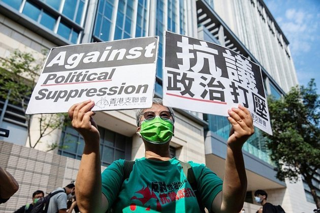 Manifestation monstre à Hong Kong en 2019: 9 vétérans de l'opposition déclarés coupables