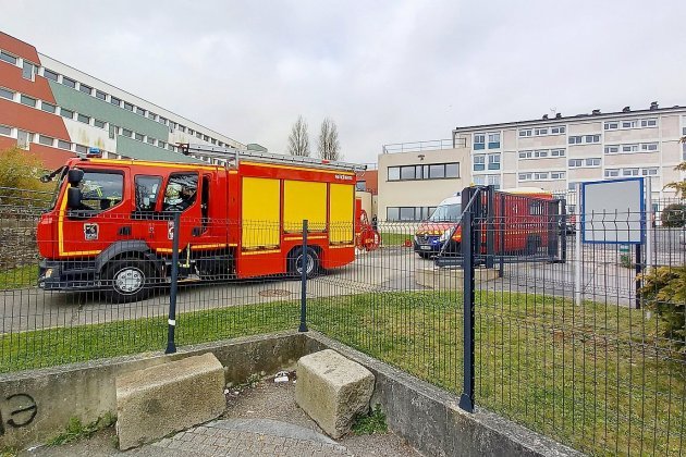 Cherbourg-en-Cotentin. Un incendie se déclare dans une salle de cours d'un lycée