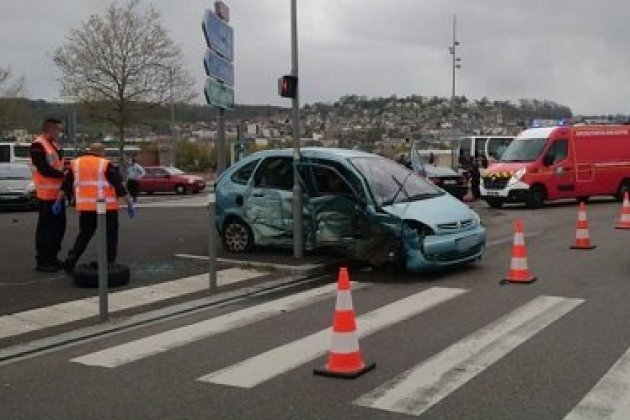 Seine-Maritime. Trois blessés dans un accident rive gauche à Rouen