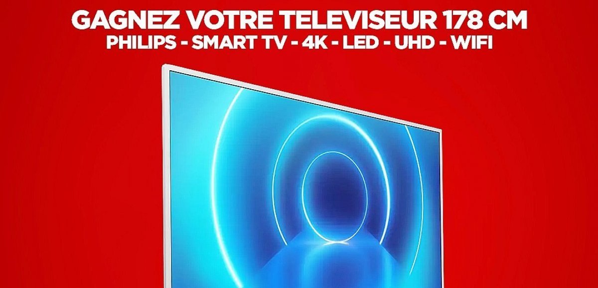 Cadeaux. Remportez une Smart TV LED 178 cm avec Tendance Ouest !