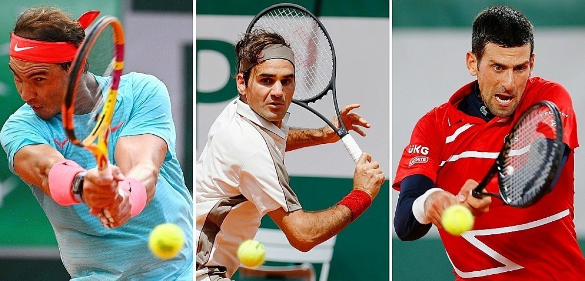 Roland-Garros: Nadal, Djokovic et Federer dans le même bateau