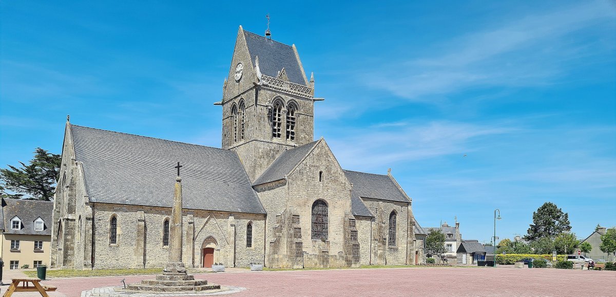 Manche. 77e anniversaire du D-Day : Sainte-Mère-Église quasi déserte