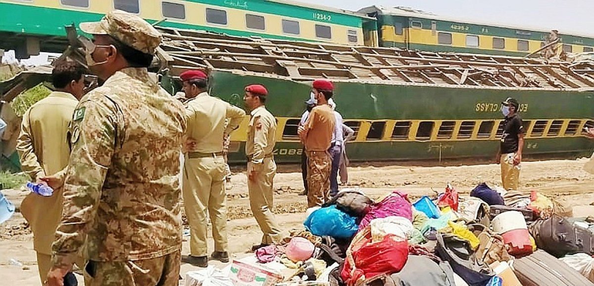 Pakistan: au moins 34 morts dans un accident ferroviaire