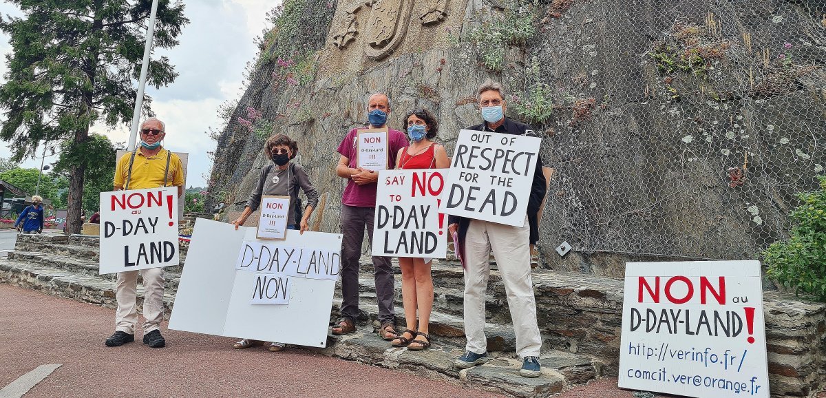 Saint-Lô. Rassemblement silencieux contre le projet "D-Day Land"