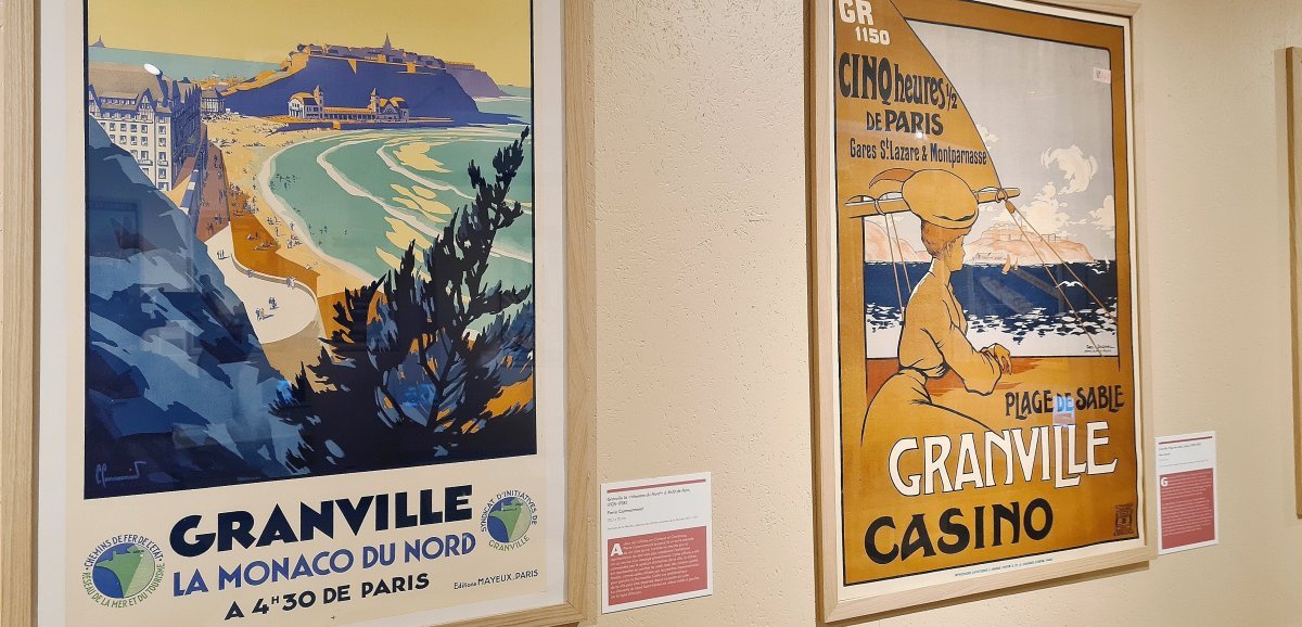Saint-Lô. L'essor du tourisme dans la Manche en affiches style belle époque