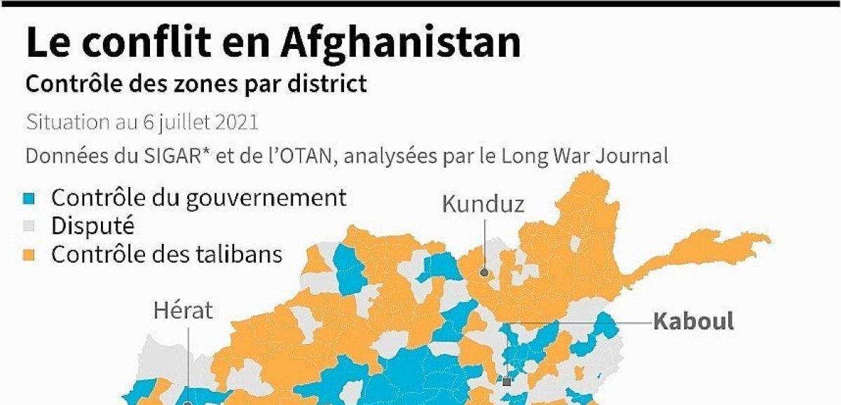 Afghanistan: les talibans attaquent une première grande ville