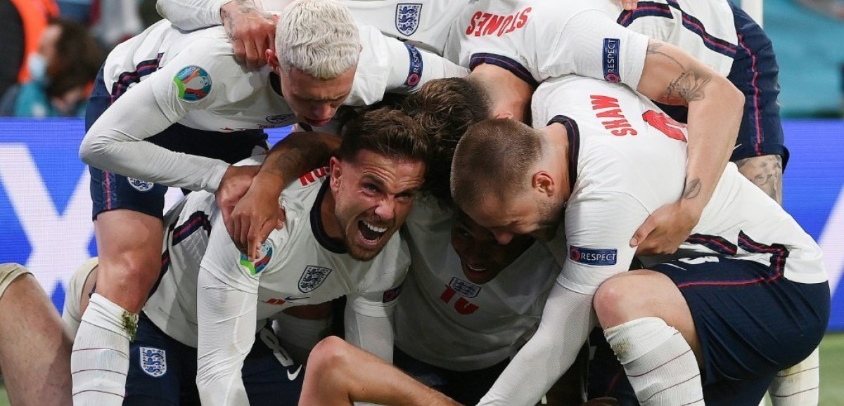 Euro: l'Angleterre renverse le Danemark (2-1) et va en finale