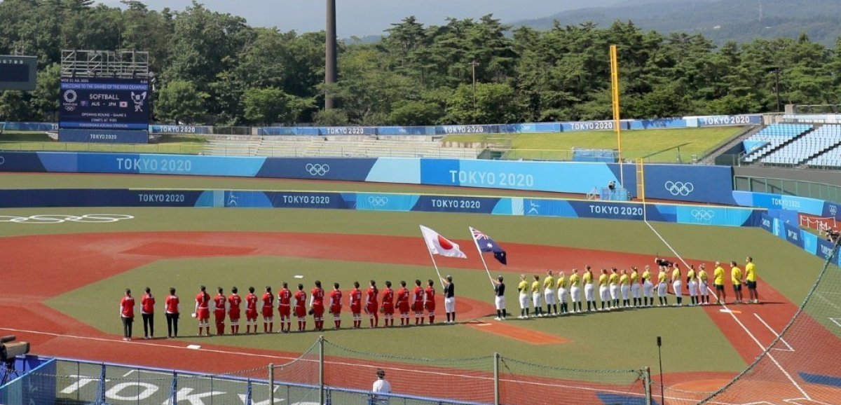 JO-2020: la première épreuve sportive a commencé, avec le début du tournoi de softball à Fukushima