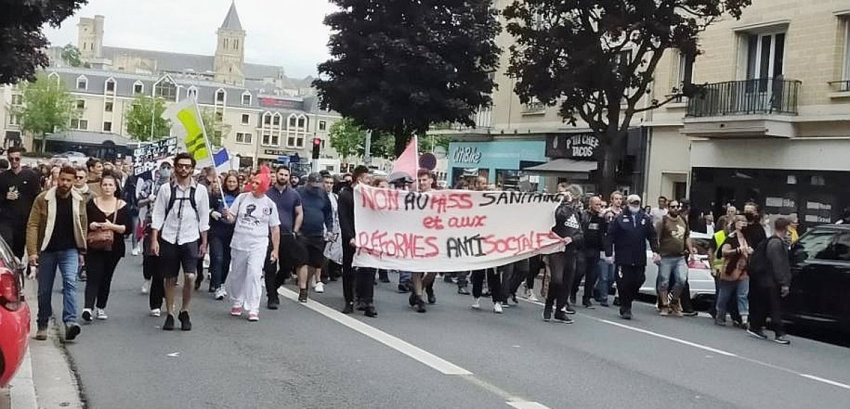 Caen. Plusieurs milliers de manifestants contre le passe sanitaire