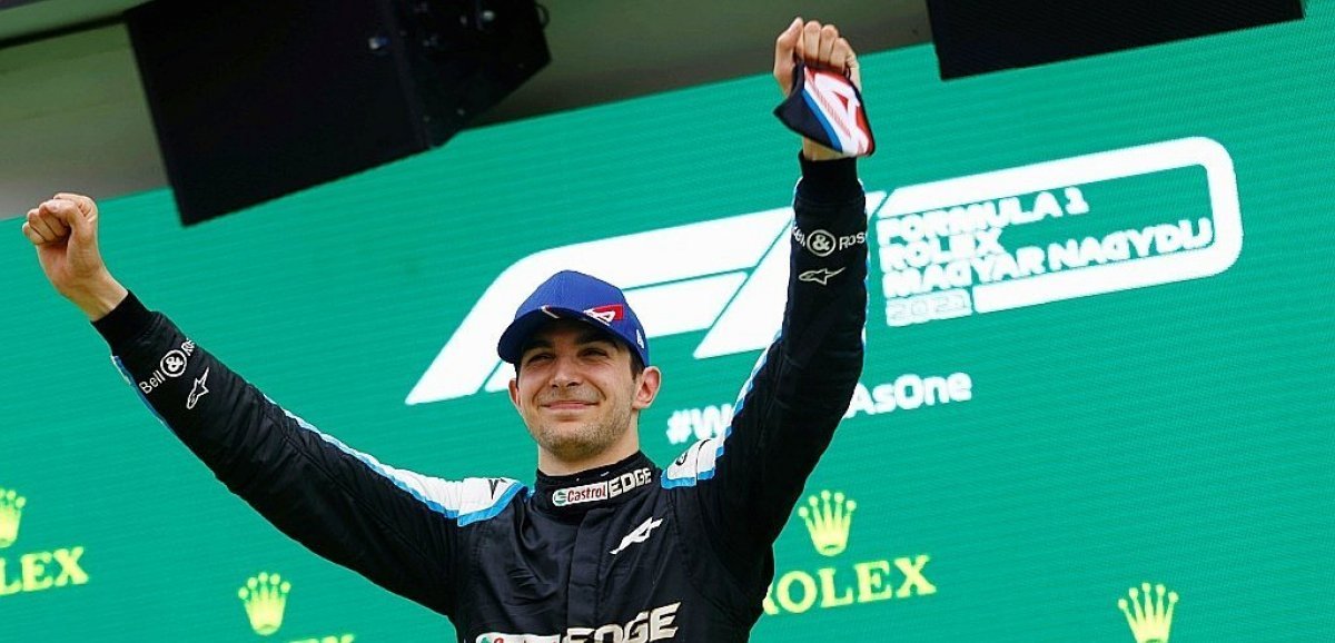 GP de Hongrie: le Français Esteban Ocon dans l'Olympe de la F1