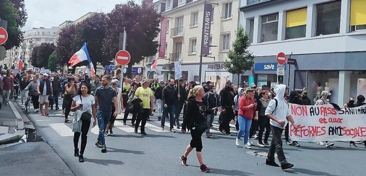 Normandie. Les opposants au pass sanitaire manifestent pour le 4e week-end consécutif