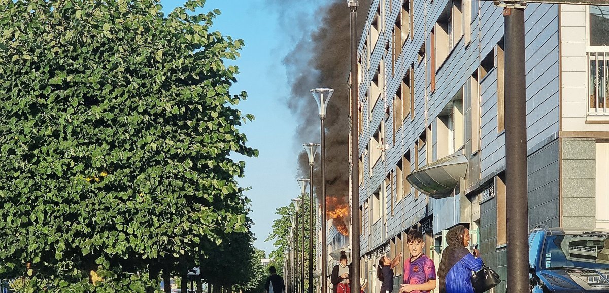 Alençon. Incendie d'appartement : 25 personnes relogées