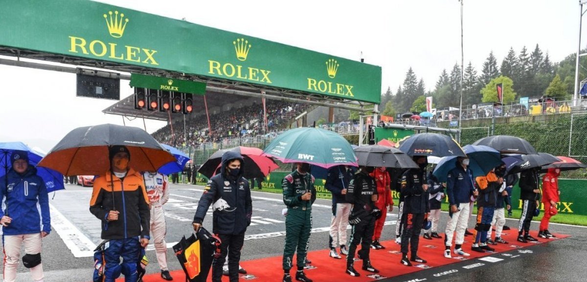 F1: le Grand Prix de Belgique en suspens à cause de la pluie