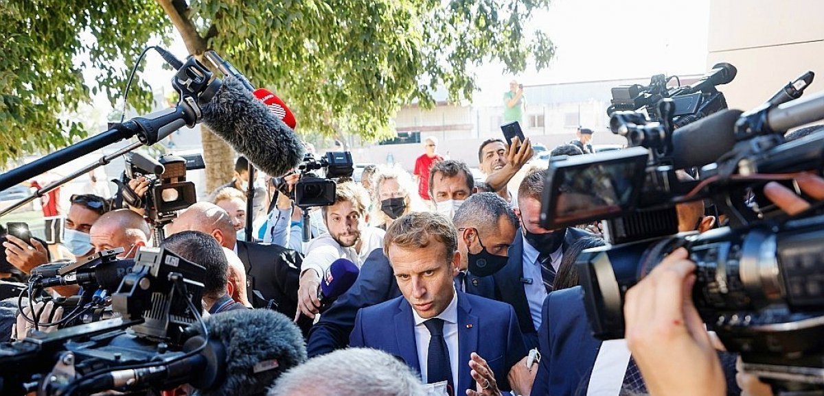 Macron fait la rentrée à Marseille et dévoile son plan d'urgence