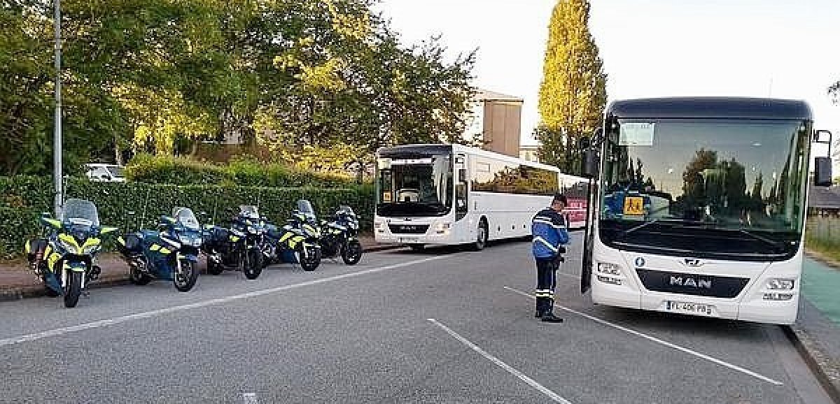Orne. Les gendarmes contrôlent transports scolaires et camions