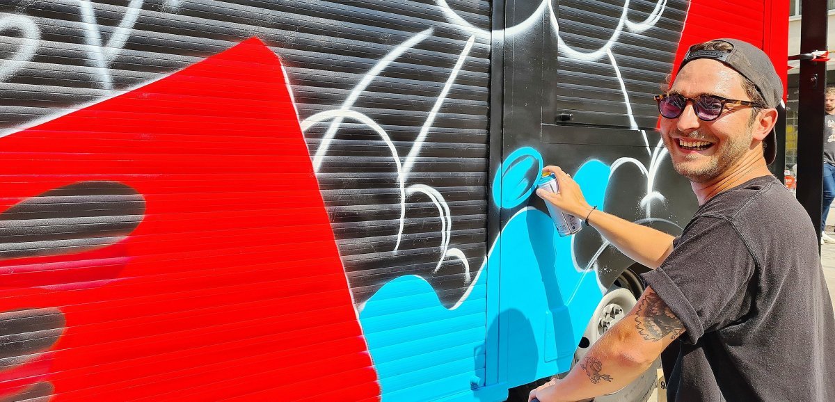 Portrait. Le street artiste Piotre peint des fresques, de Caen à Miami