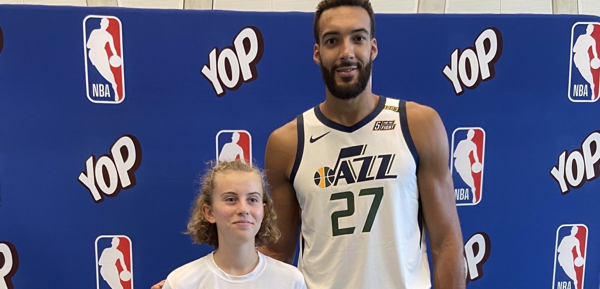 Canisy. Basket NBA : une jeune de Canisy rencontre la star Rudy Gobert