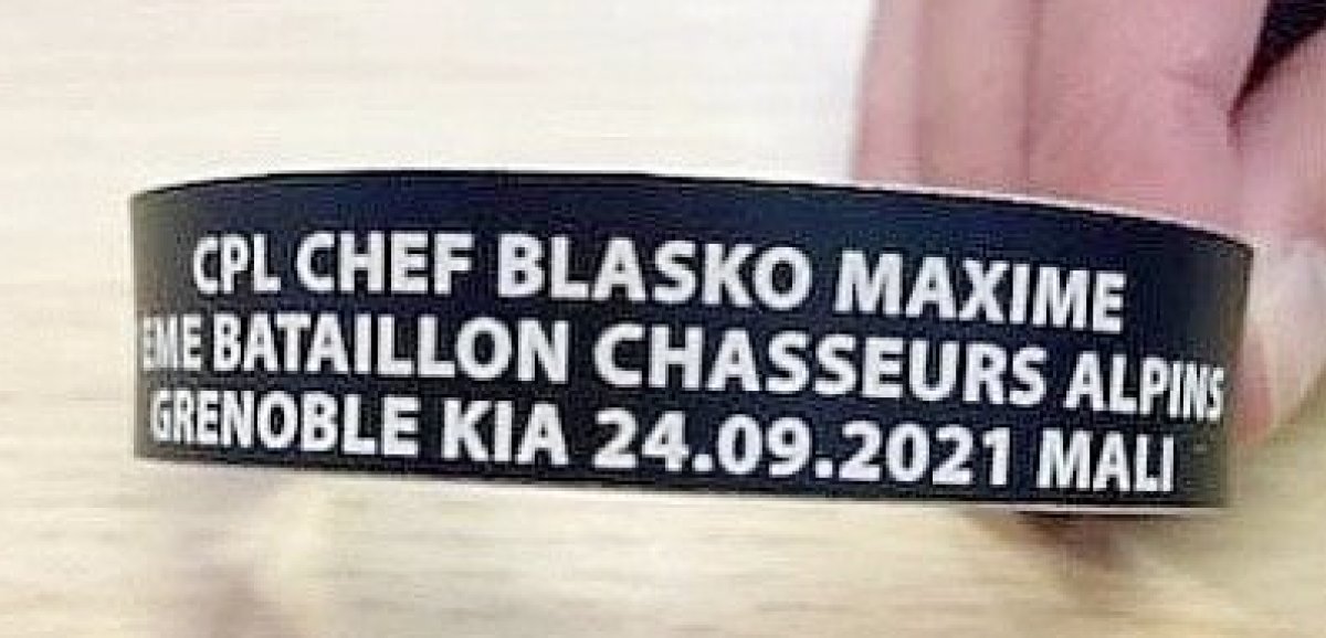 Soldat tué au Mali. Une Cherbourgeoise crée un bracelet au nom de Maxime Blasco
