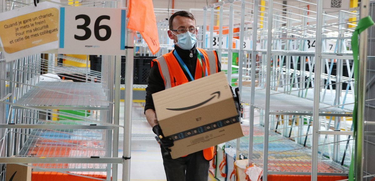 Près de Rouen. Amazon propose une centaine d'emplois à l'approche de Noël