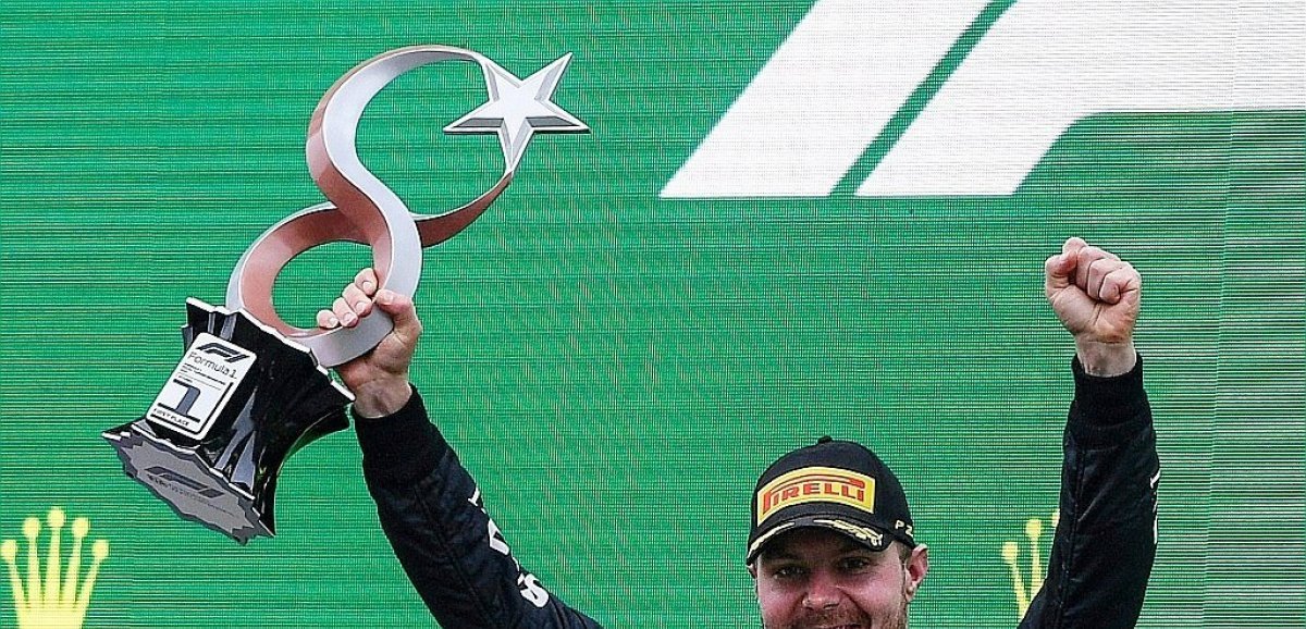 F1: Bottas s'impose en Turquie, Verstappen reprend la tête du championnat
