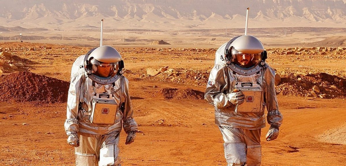 Dans le désert israélien, des astronautes simulent la "vie sur Mars"