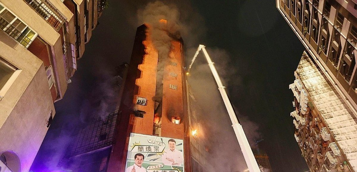 Taïwan: 46 morts dans l'incendie d'un immeuble