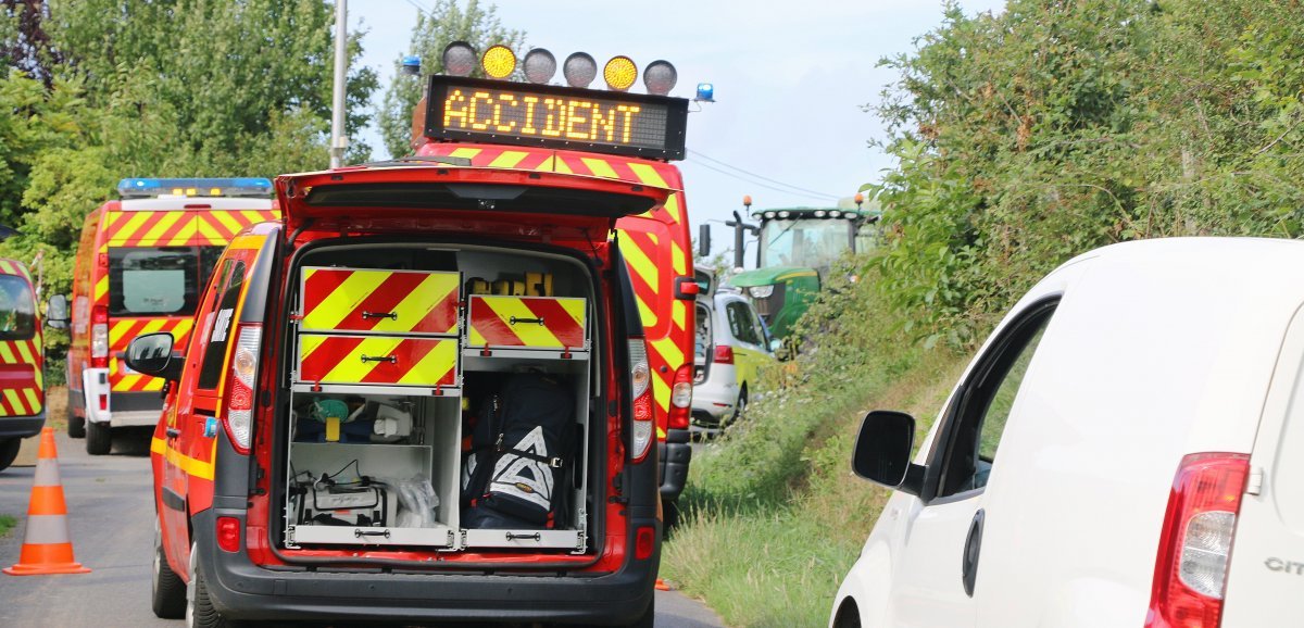 Sud-Manche. Trois jeunes blessés dans un accident de la route