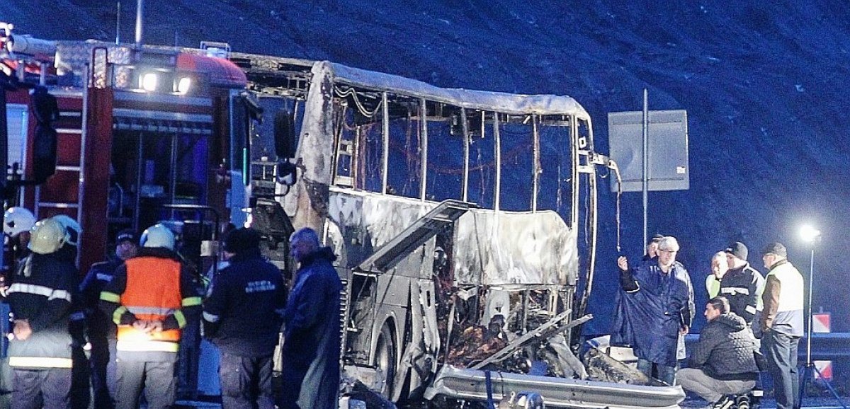Au moins 45 morts dans un accident de car en Bulgarie