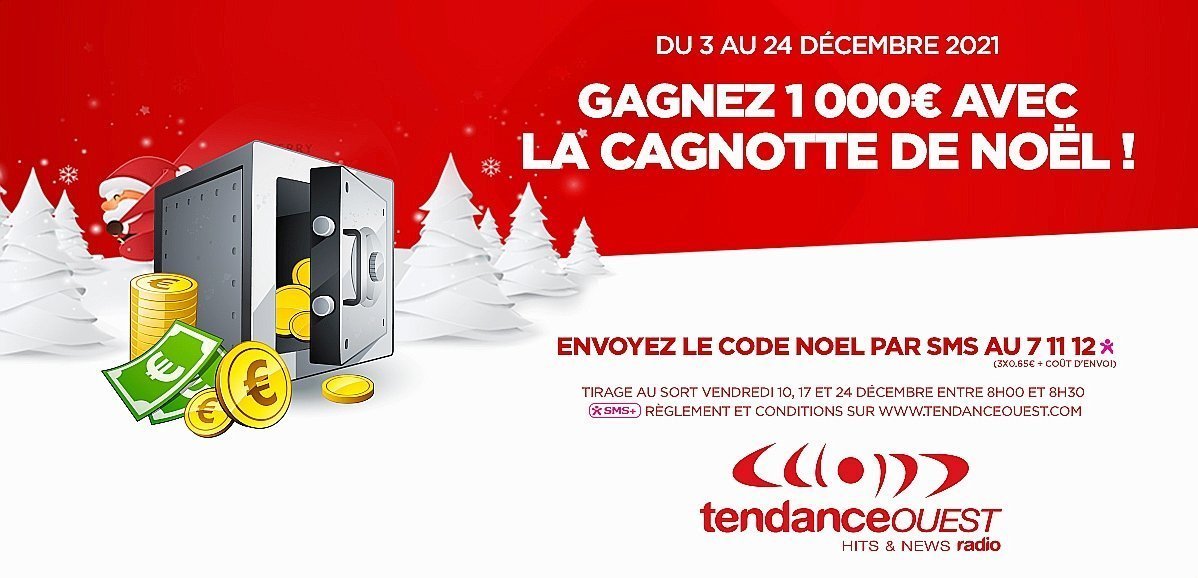 Cadeaux. Jusqu'au 24 décembre, jouez à la Cagnotte de Noël pour gagner 1 000 € !