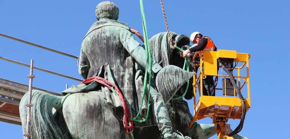Rouen. La statue de Napoléon inscrite à l'inventaire des Monuments historiques