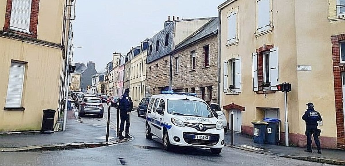 Cherbourg-en-Cotentin. Retranché dans un appartement, un homme interpellé