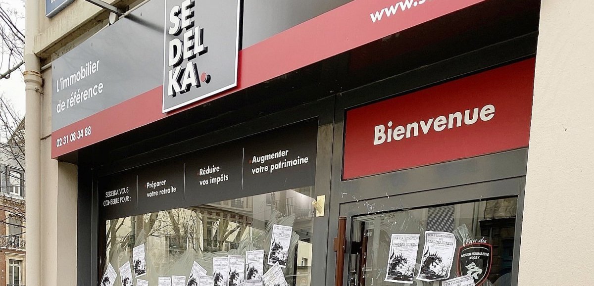 Rouen. Le promoteur Sedelka porte plainte après la dégradation de son agence