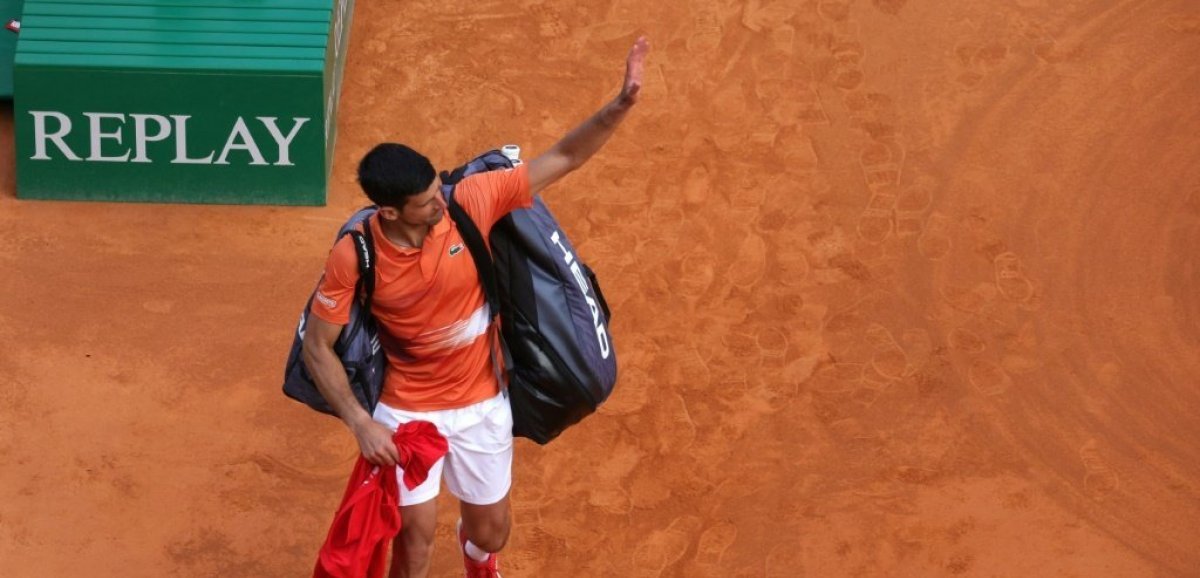 Monte-Carlo: Djokovic à terre