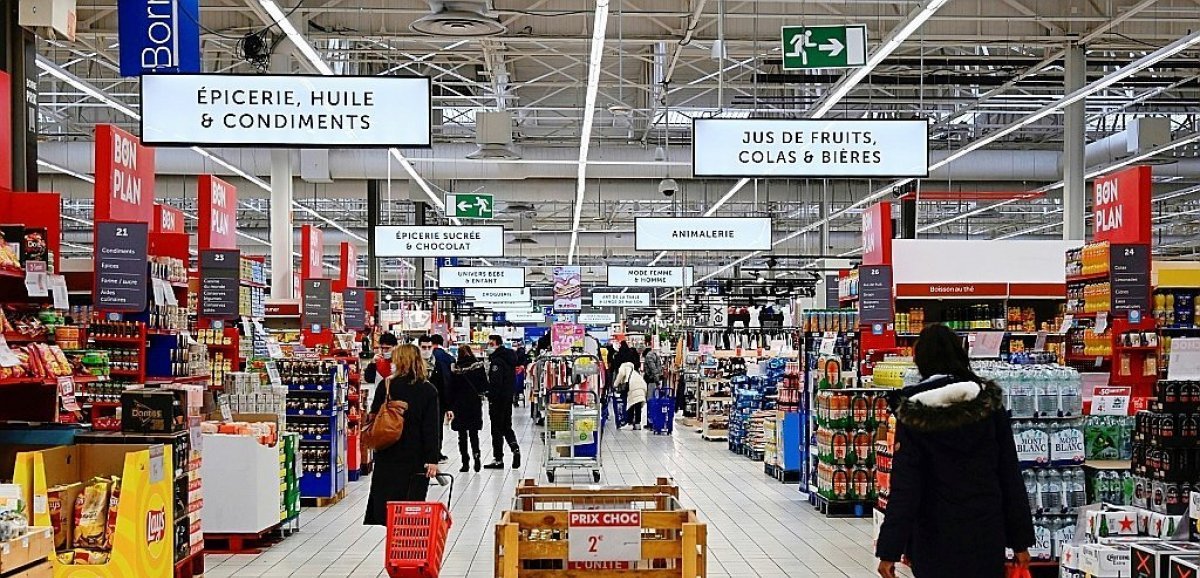 Dans les rayons des supermarchés, l'inflation est déjà bien présente