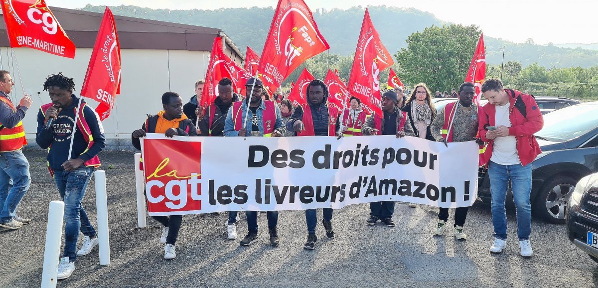 Saint-Étienne-du-Rouvray. Des livreurs dénoncent leur licenciement abusif par une société sous-traitante d'Amazon