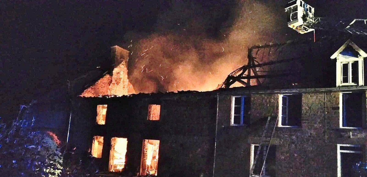 Près de Villedieu. Une maison ravagée par les flammes, deux personnes relogées